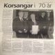 Nils Tofterå, korsangar i 70 år, HM Kongens fortjenstmedalje 2002
